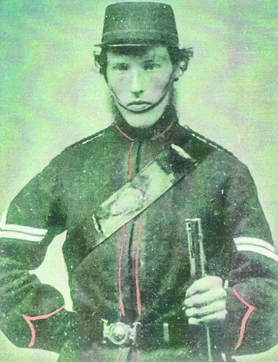 A Canadian recruit who crossed the border to join the Union Army.