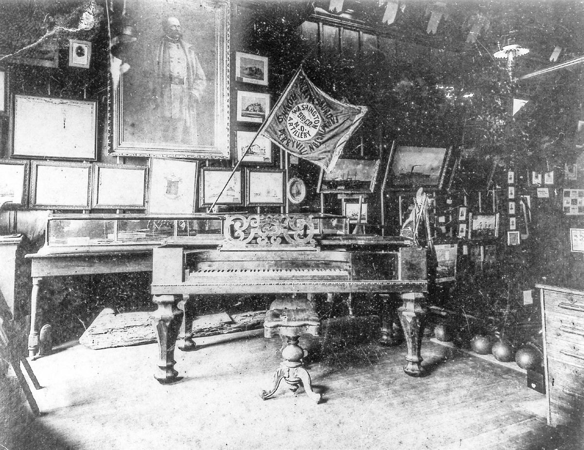 Chickering Piano, veteran of the Siege of Jackson, MS.