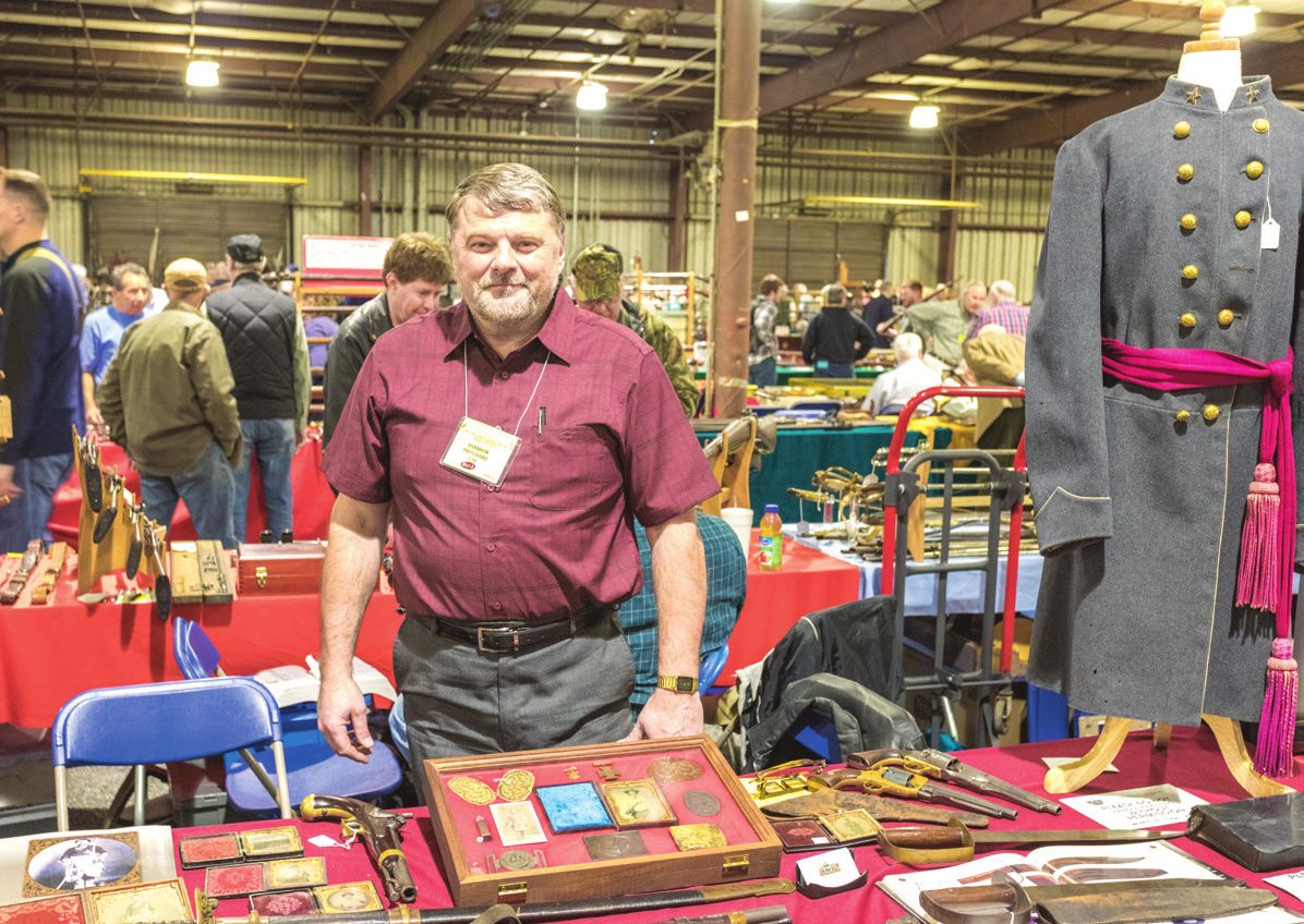 Shannon Pritchard, owner of Old South Military Antiques, Ashland, Va.
