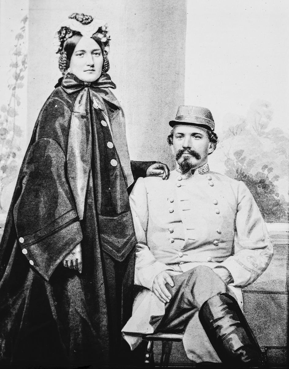 Gen. John Hunt Morgan and his wife. (Library of Congress)