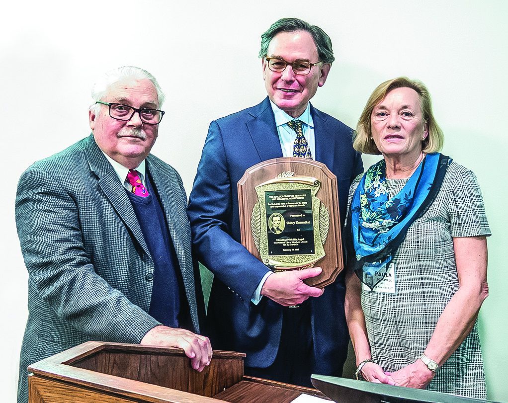 The Lincoln Group of New York Confers its “Award of Achievement” — lead photograph from the original article