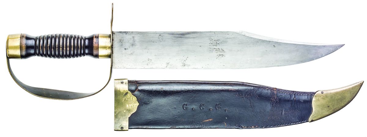 The finest surviving specimen of the Etowah Iron Works presentation knives.