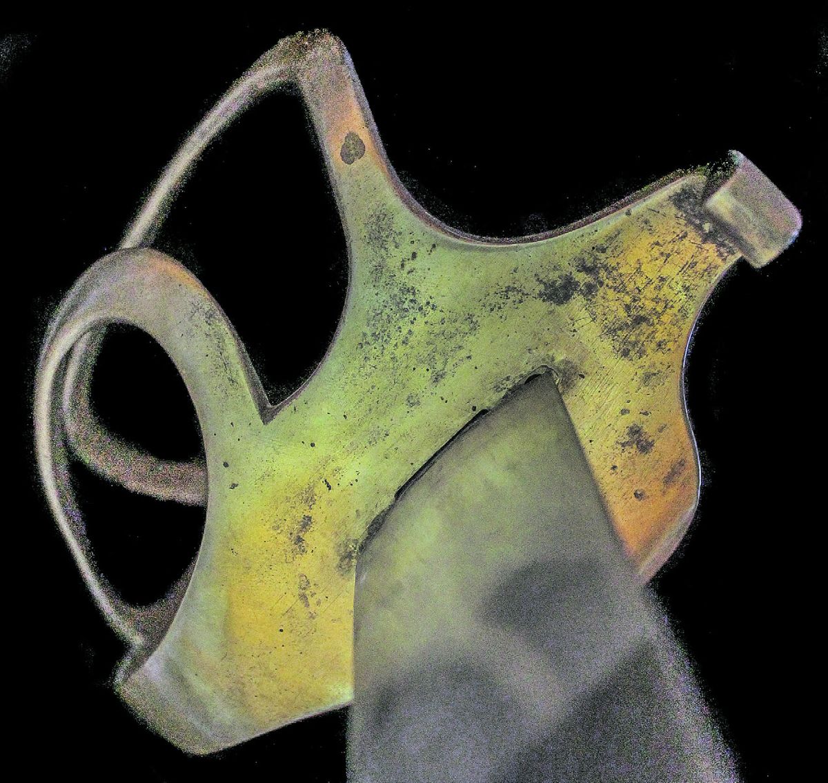Underside and quillon of tentatively identified Sharp & Hamilton cavalry sword.