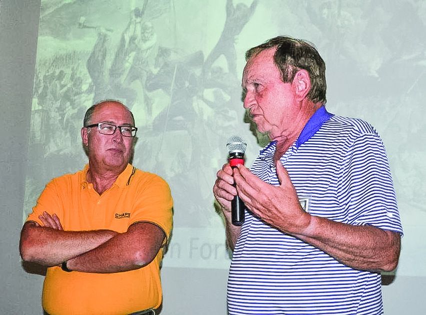 Don Sheridan and Ken Coffee discuss the Battle of Bean’s Station.