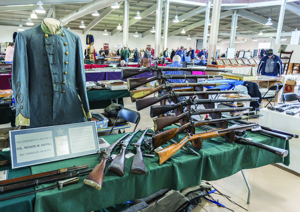 Rafael Eledge, proprietor of Shiloh Relics, always brings something rare and unique to the show.