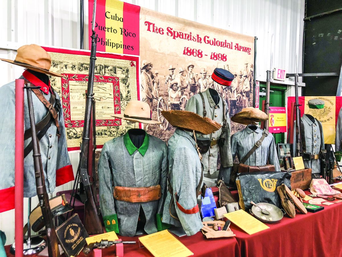 Bill Combs Spanish Colonial Army Display.