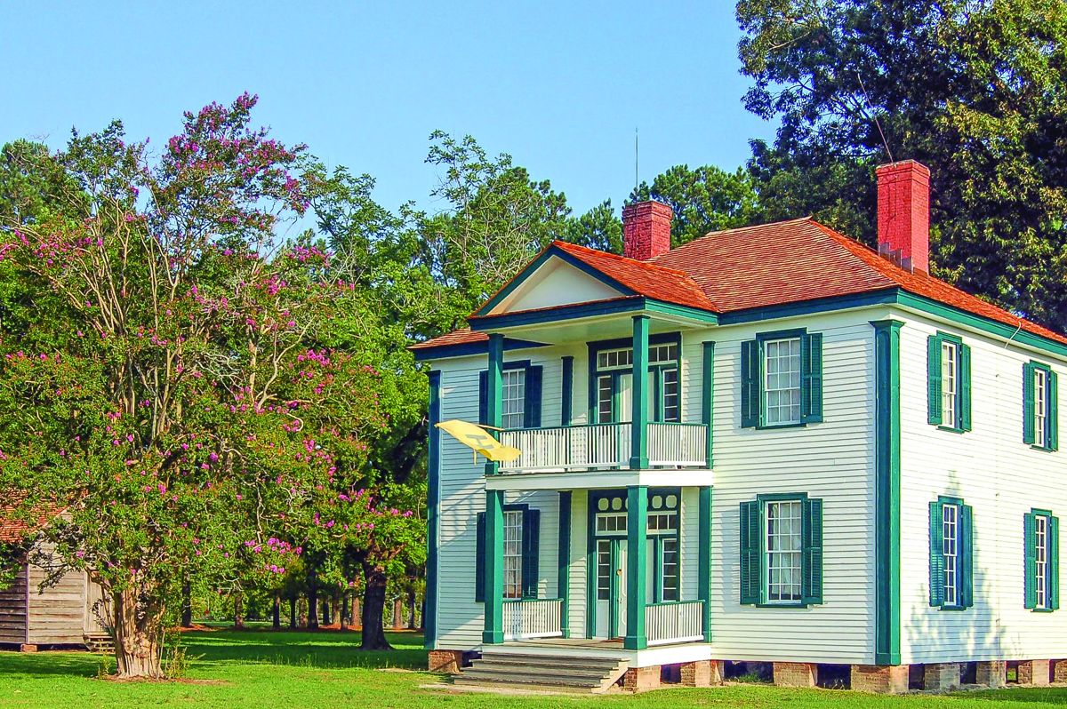 The Harper House served as a hospital during the battle. (All photos by Donny Taylor)