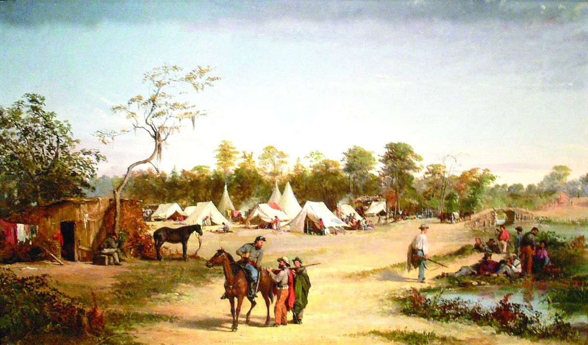 “The 59th Virginian Infantry” by Conrad Wise Chapman. (Amon Carter Museum)