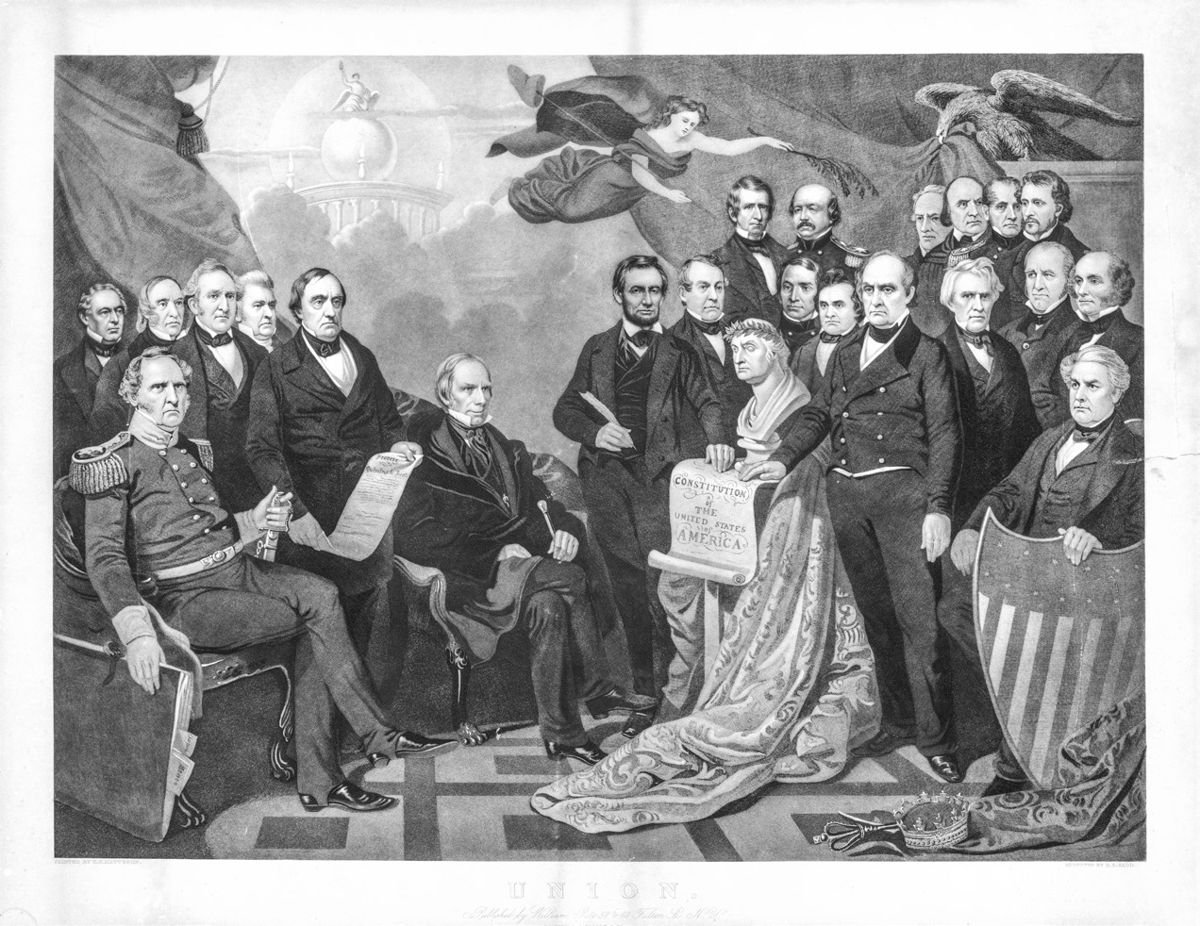 D. Union / painted by T.H. Matteson; engraved by H.S. Sadd.
