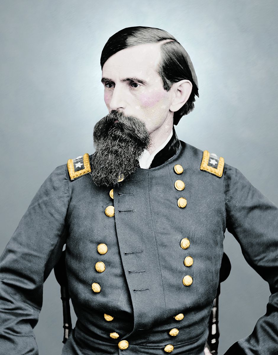 Major General Lew Wallace, Author of “Ben Hur”, Colorization © 2011 civilwarincolor.com courtesy civilwarincolor.com/cwn. (Library of Congress)