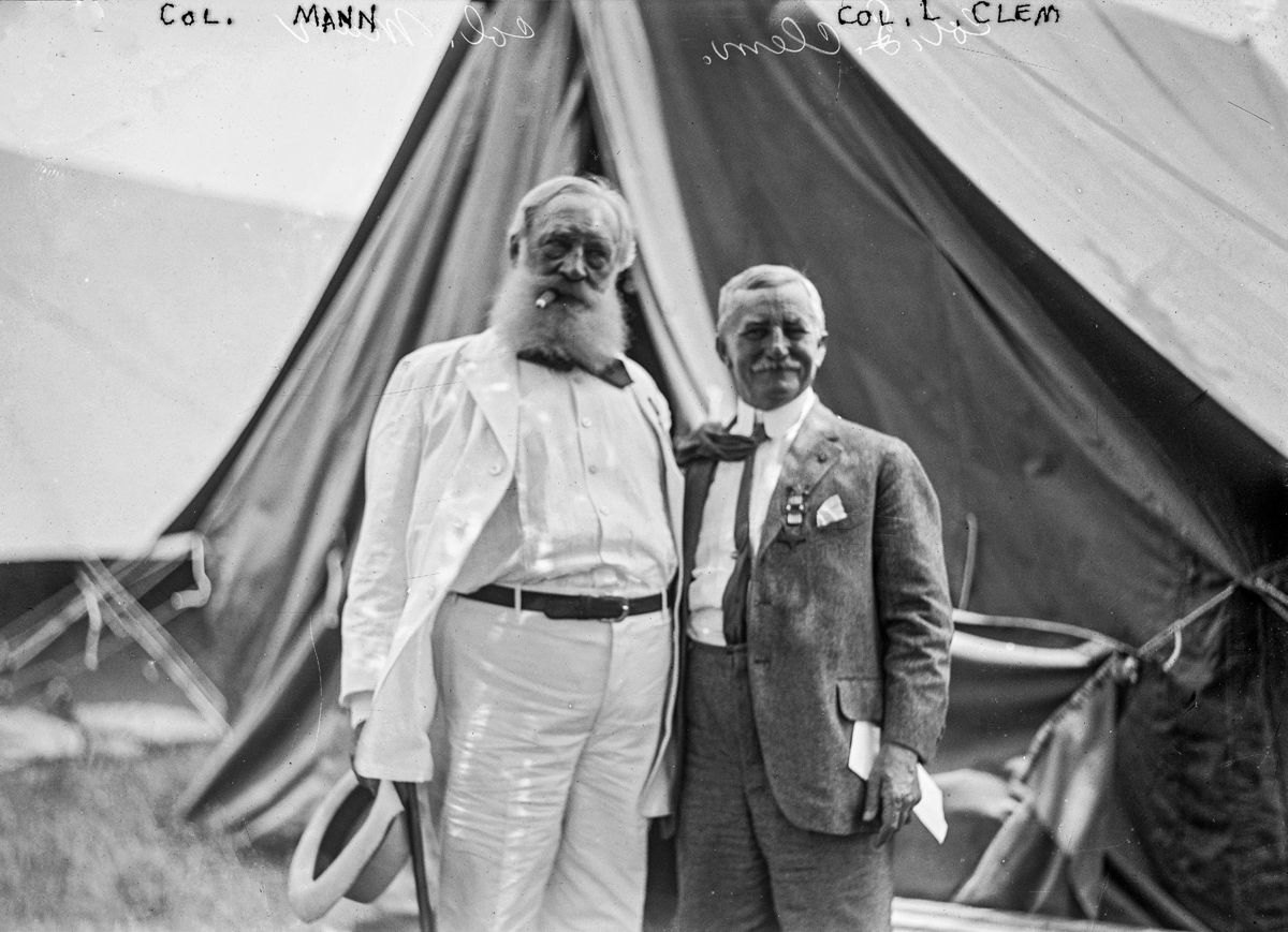 William d’Alton Mann and John Clem, 1913 Gettysburg.