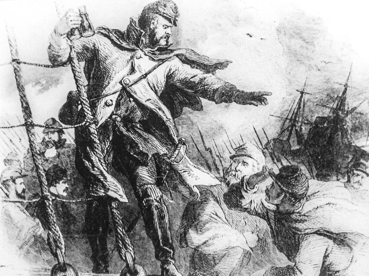 Ambrose Burnside made a name for himself during the campaign for the North Carolina Coast in early 1862.
