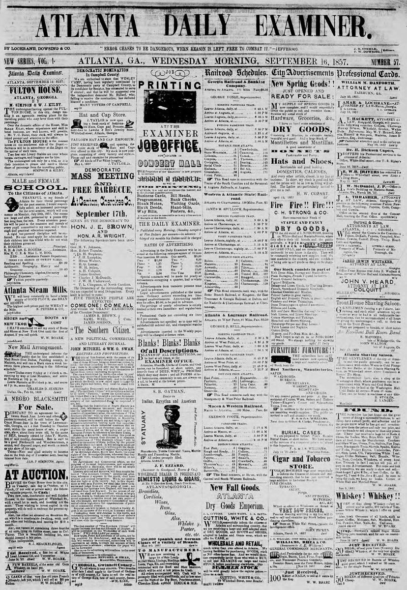 Atlanta’s Wartime Newspapers — photograph 3 from the original article