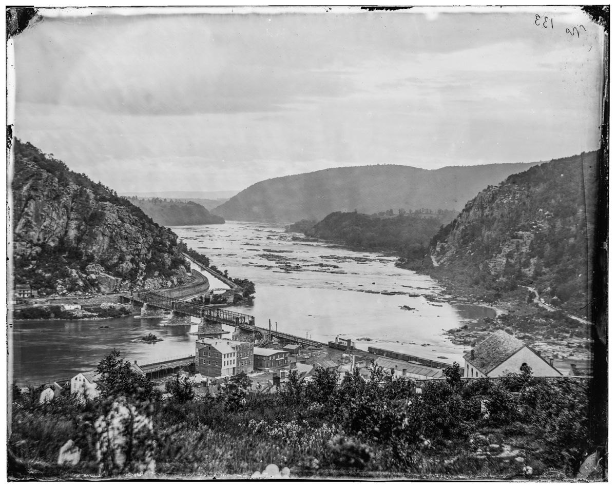 Harper’s Ferry, Looking Down The Potomac. (Library of Congress)