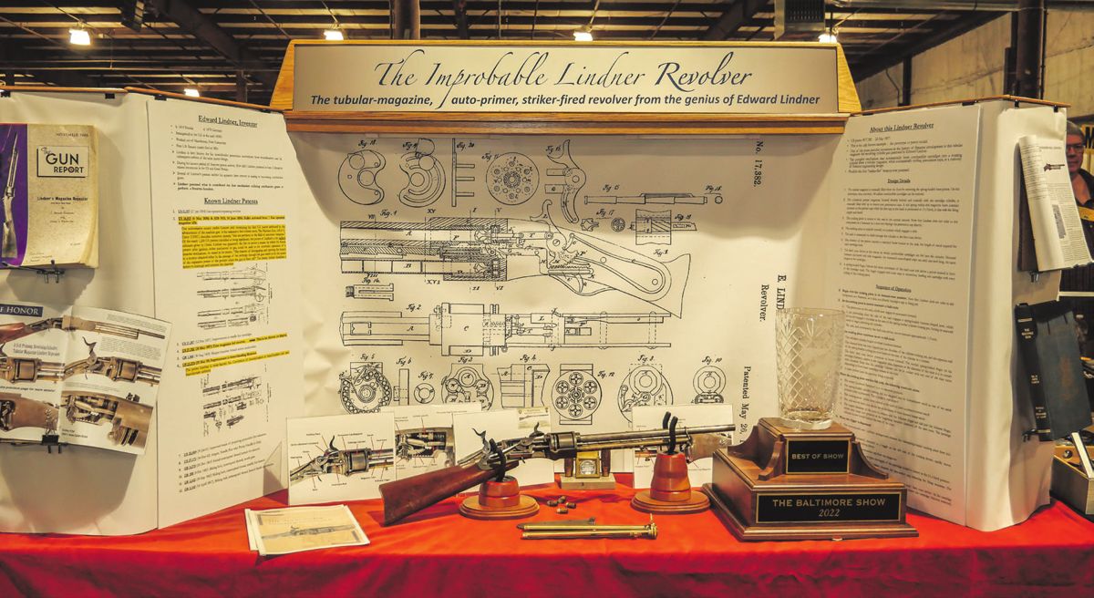 David Hanes’s display, The Improbable Lindner Revolver, Won BEST in SHOW Award.