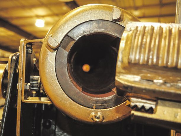 Historic 19th Century Artillery Included an Armstrong Naval Deck Gun. Collection of James Schoenung.