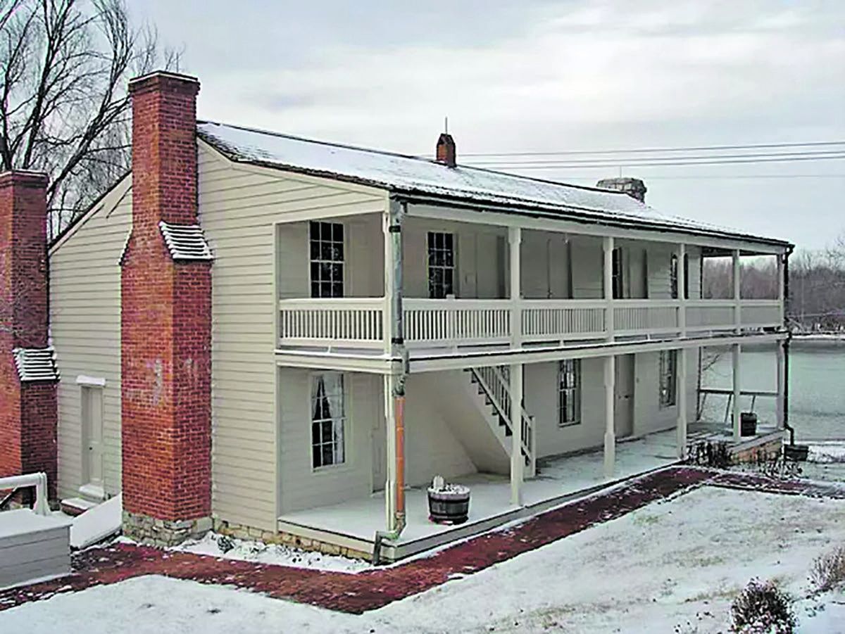 A Wintry Scene at the Dover Hotel. (NPS)