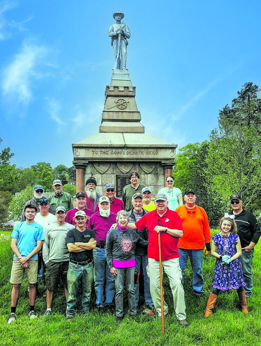 Volunteers who helped with the cemetery and gravestone project.