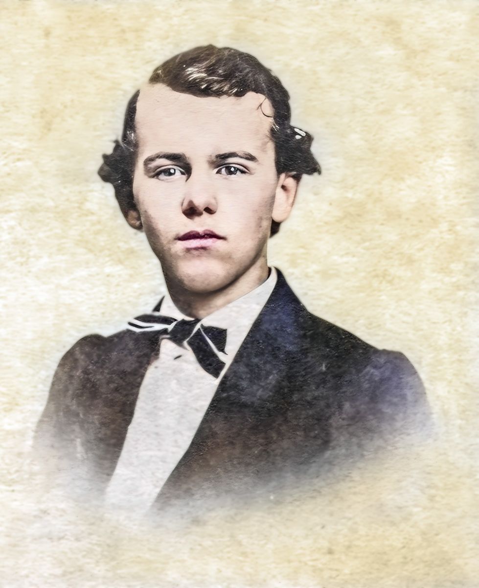 C.S. Lt. Thomas Hunt Morgan, 2nd Ky. Cavalry. Colorization © 2022 civilwarincolor.com, courtesy civilwarincolor.com/cwn. Libraries Special Collections and Research Center)