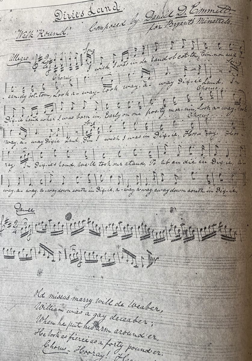 In de Land ob Cotton: Dan Emmett’s Famous Song — photograph 2 from the original article