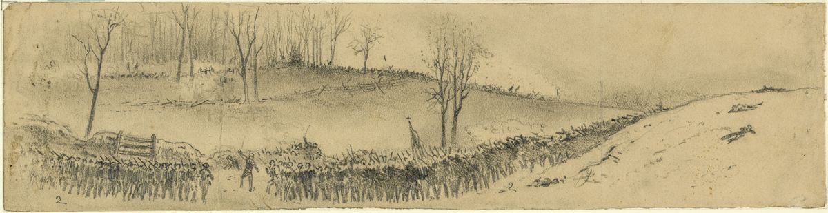 Third Battle of Winchester, Sept. 19, 1864. (Forbes, Edwin, 1839–1895, artist. Library of Congress)