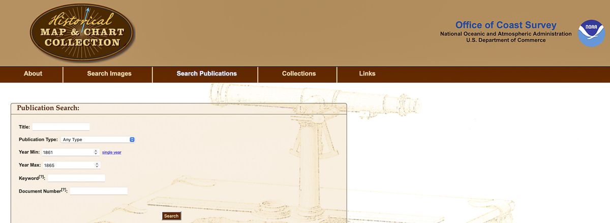 NOAA’s Office of Coast Survey Historical Publications — lead photograph from the original article