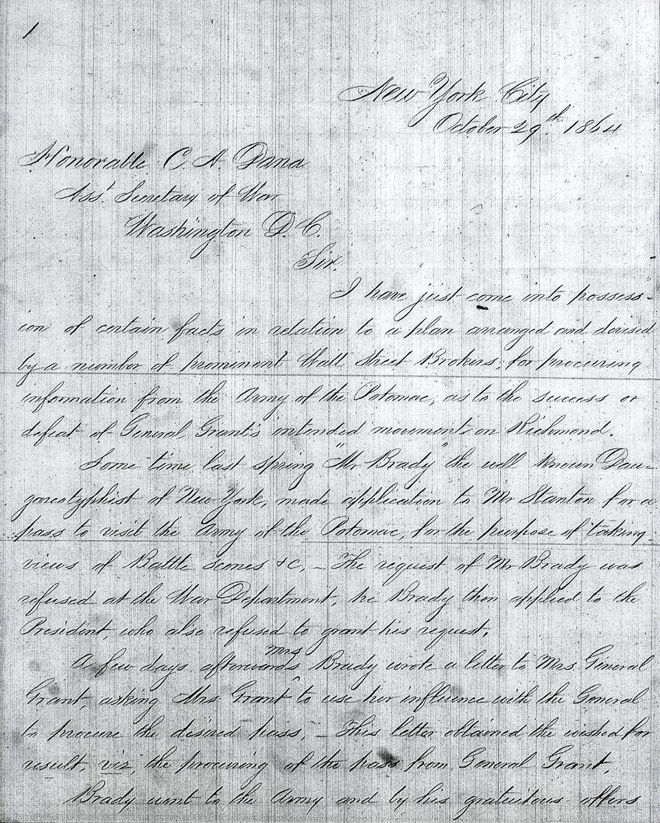 Mathew Brady Accused of Insider Trading While Visiting Grant in Virginia — photograph 6 from the original article