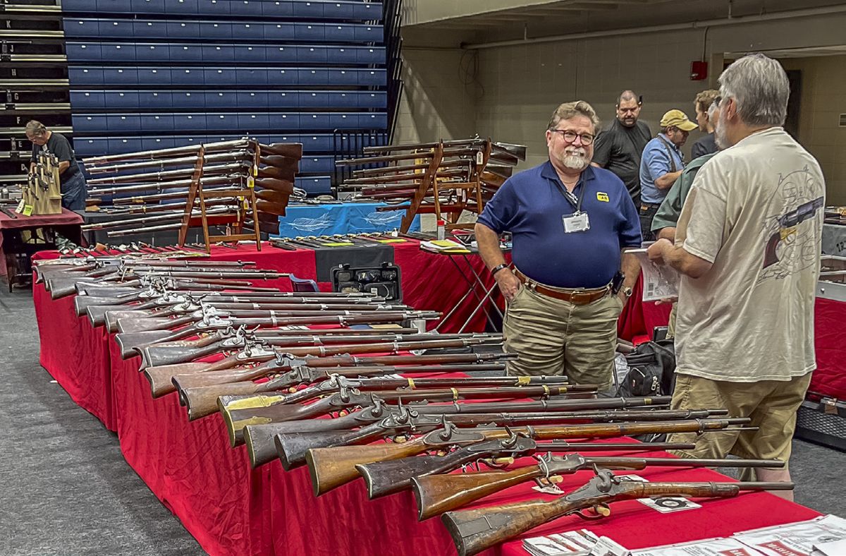 Tim Prince, an author and an appraiser on the show Antique Roadshow, offered a variety of Civil War weaponry that included something suitable for everybody interested in acquiring a piece of history.