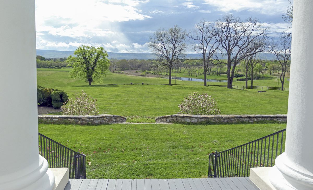 View from front porch of Clifton.