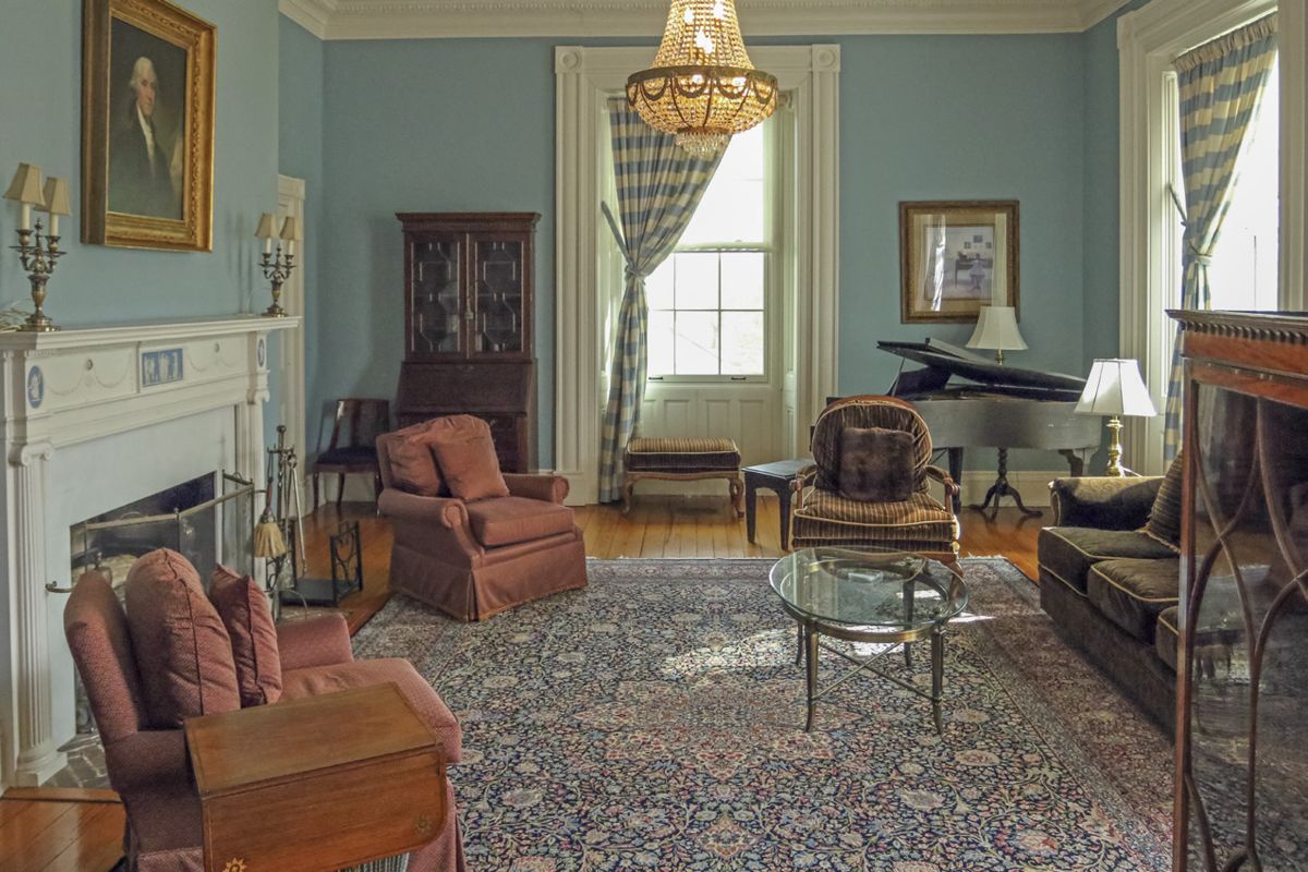 View from front porch of Clifton.