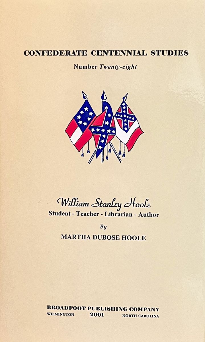 Confederate Centennial Studies set.