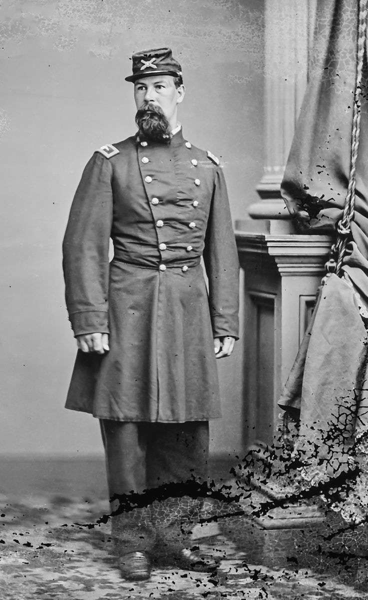 This photograph shows Morris as colonel of the 6th New York Heavy Artillery. (National Archives)