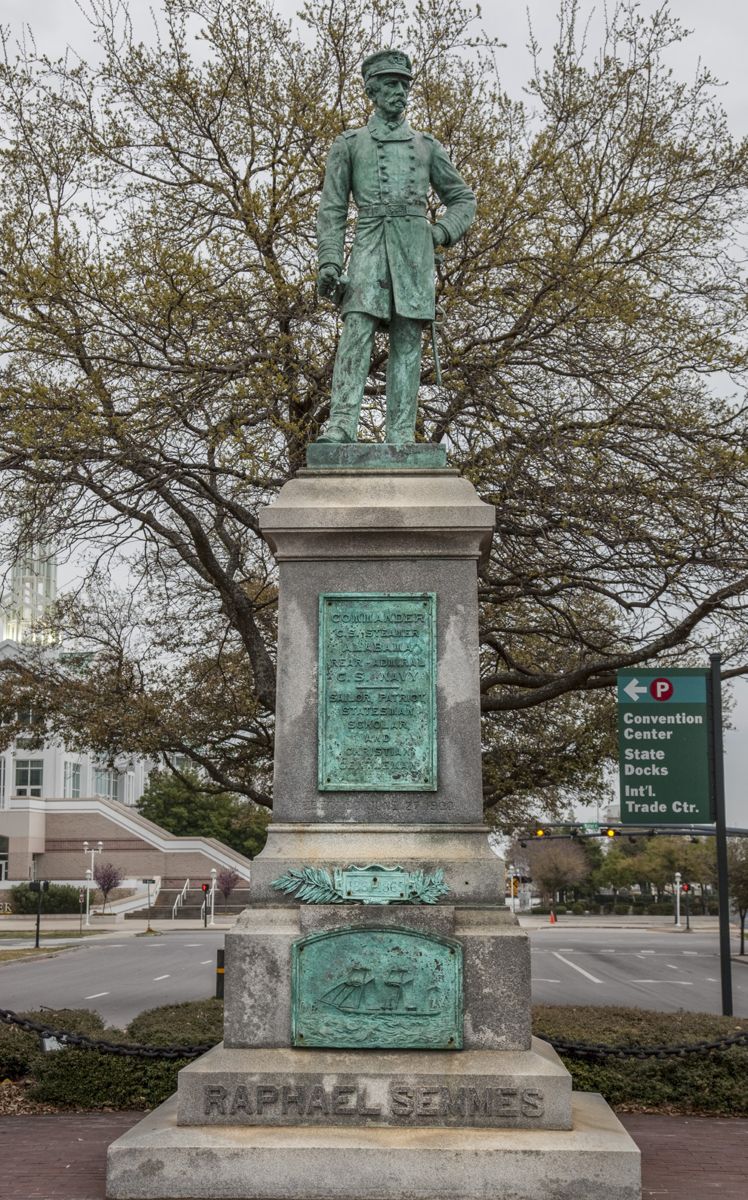 Statue of Rear Admiral Raphael Semmes, Mobile, Ala. (Carol M. Highsmith’s America, Library of Congress)