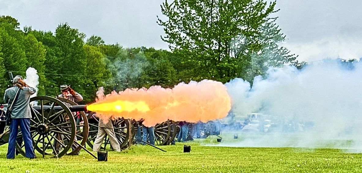 Ohio Civil War Show News — lead photograph from the original article