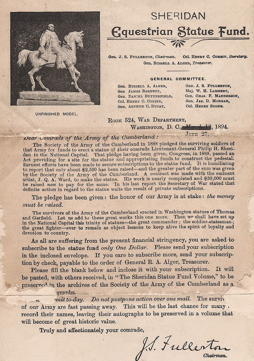Phil Sheridan’s Widow Her Campaign to Protect His Memory — photograph 7 from the original article