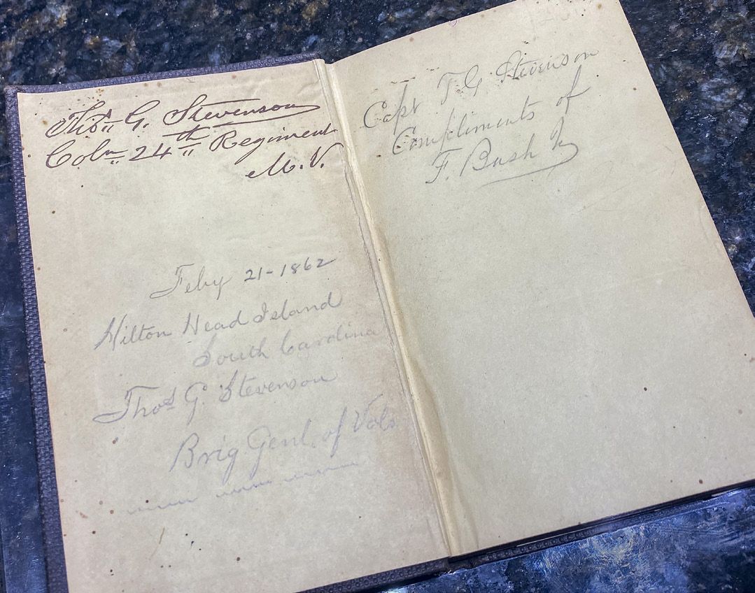 Emerging Civil War The Book of General Stevenson — photograph 3 from the original article
