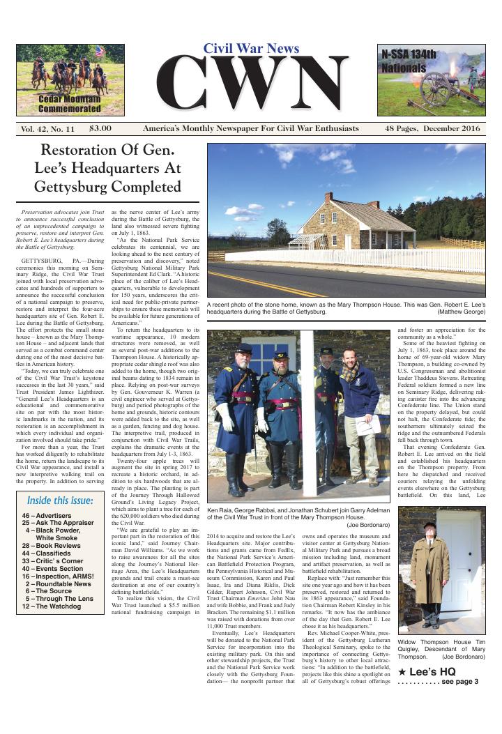 December 2016 cover